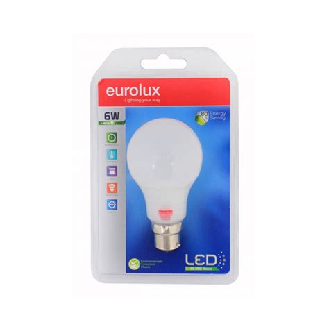 Eurolux Lamp Led A60 6w B22 Cw Laughtons Gas