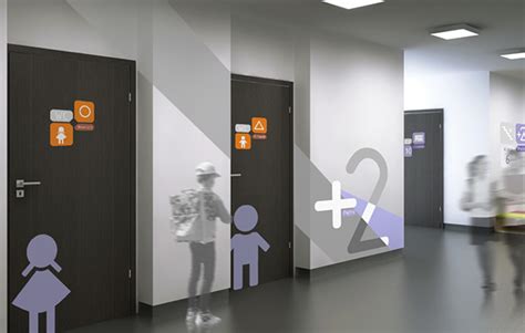 Wayfinding System for primary school :: Behance 
