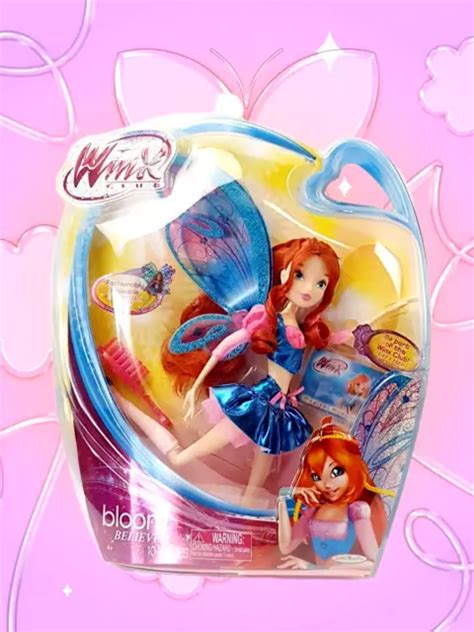 Winx Club Flora Fairy Believix Collection Figure Doll Nickelodeon Hot