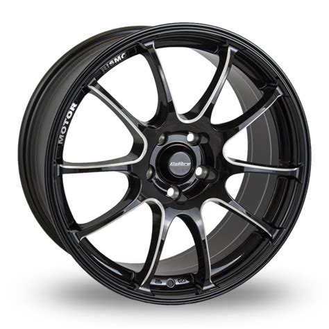 Calibre Friction Black Polished Alloy Wheels Speedys Wheels And Tyres