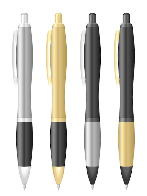 Premium Vector Ballpoint Pen Set