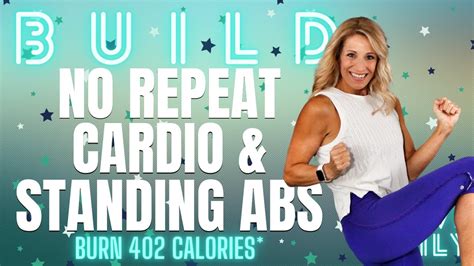 45 Minute ALL STANDING Low Impact Cardio Abs No Repeat Workout