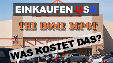 Einkaufen Im Amerikanischen Baumarkt Home Depot Das Hornbach Von USA