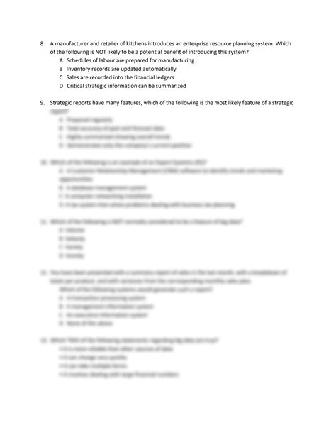 SOLUTION ACCA Pm F5 March June 2023 Sample Questions And Answers