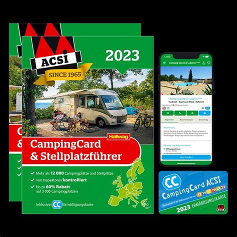 Campingcard Stellplatzf Hrer B Nde Inkl Acsi Karte Kaufen