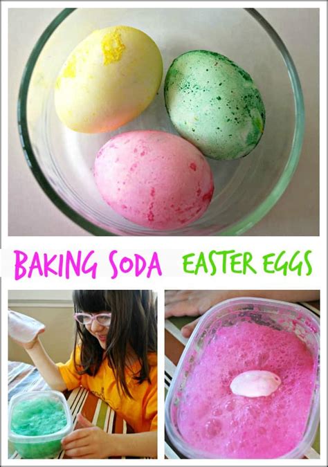 Dye Easter Eggs With Baking Soda Vinegar