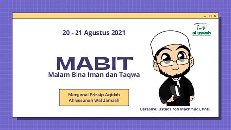 Mengenal Prinsip Aqidah Ahlussunah Wal Jamaah MABIT SMAIT Al Uswah