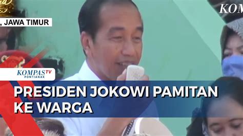 Kunjungi Pasar Di Surabaya Presiden Jokowi Pamitan Pada Warga Saya