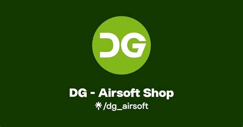 DG Airsoft Shop Instagram Facebook TikTok Linktree