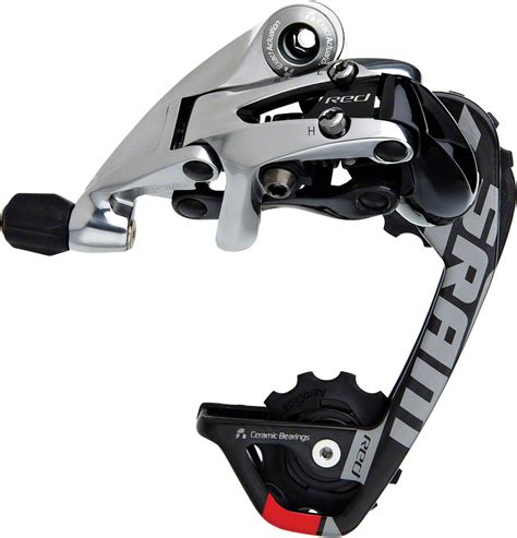 Sram Red Wifli Rear Derailleur Speed Medium Cage Black Silver