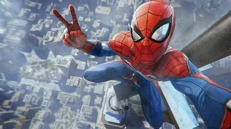 HD Wallpaper Spider Man 2018 Playstation 4 Game Poster One Person