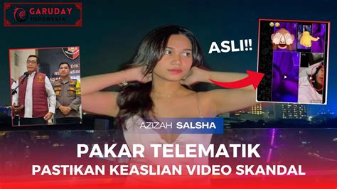 TAK BISA MENGELAK Pakar Telematik Pastikan Video Skandal Azizah