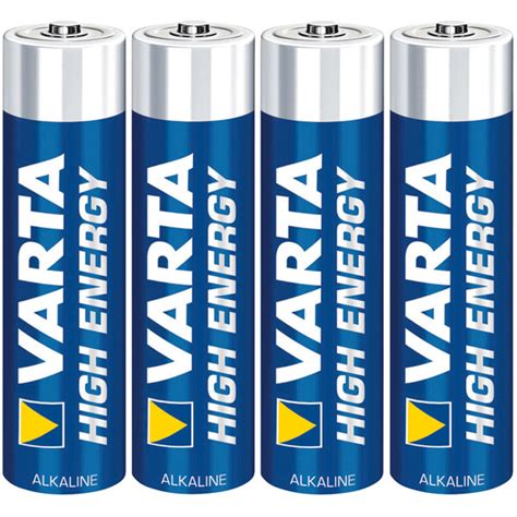 Varta High Energy Alkaline Aaa V Battery Pack Of Rapid Online