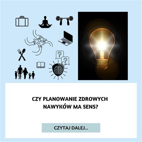 CZY PLANOWANIE ZDROWYCH NAWYKÓW MA SENS Efekt Forma