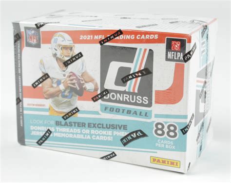 2021 Panini Donruss Football Blaster Box With 11 Packs Pristine Auction