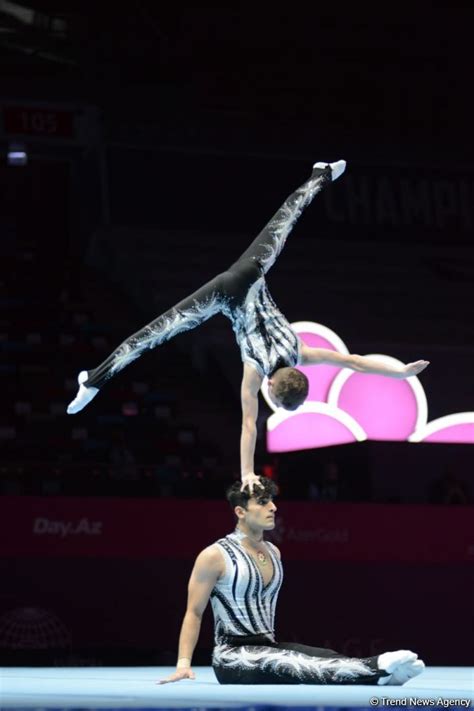 Azerbaijani Athletes Win Bronze At 28th Fig Acrobatic Gymnastics World