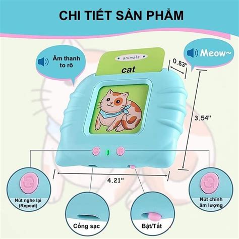 Đò dùng học tập thông minh cho bé máy đọc thẻ tiếng anh Shopee Việt Nam