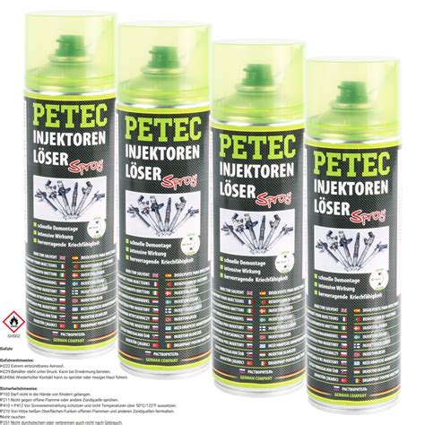 X Petec Injektorenl Ser Spray Ml Autoteile Werkzeuge De