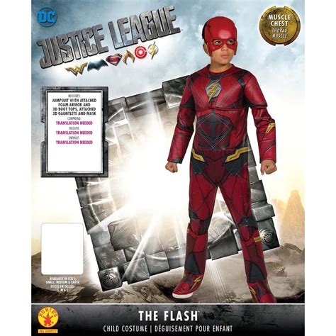 Boys Justice League Deluxe Flash Costume
