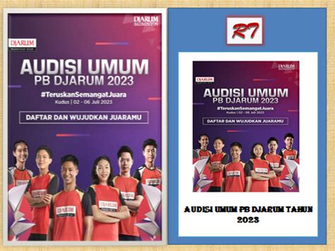 PENDAFTARAN AUDISI UMUM PB DJARUM TAHUN 2023 DIBUKA CEK JADWAL