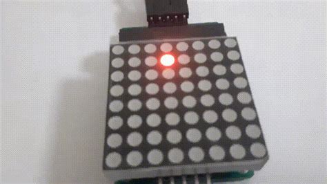 8x8 LED Matrix MAX7219 with Arduino Circuit & Code