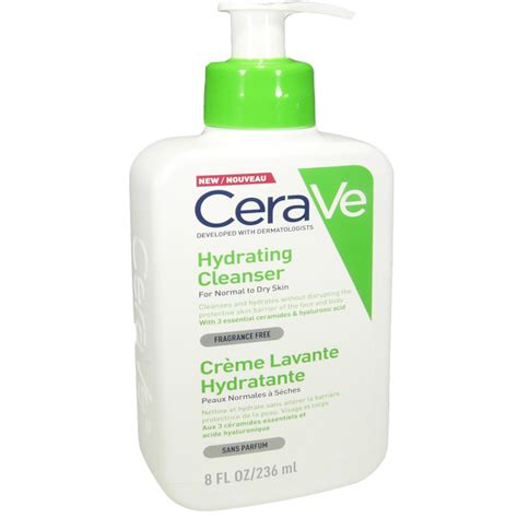 Cerave Creme Lavante Hydratante 236 Ml Peaux Normaes A Grasses