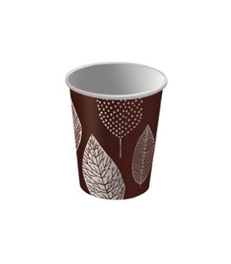 Vaso Cartn Chocolate Hojas Oz