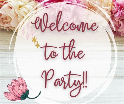 Welcome To The Party Spring Party Decor