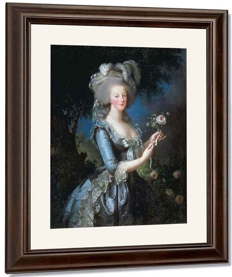 Marie Antoinette By Elisabeth Vigee Lebrun Reproduction