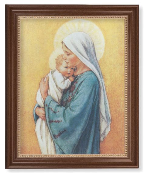 127 Frame Madonna In Blue 11x14 Framed Print Artboard