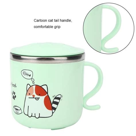 Tasse d Enfants de Dessin Animé en Acier Inoxydable 304 Ménage Verres à