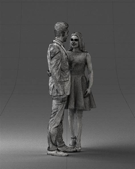 Young Couple 0002 3d Print Ready 3d Model 3d Printable Cgtrader