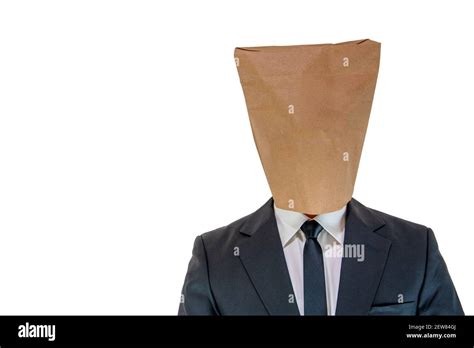 A Man Wearing A Paper Bag On His Head Hi Res Stock Photography And