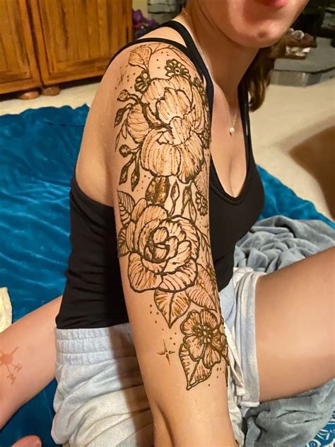 Floral Arm Henna Henna Tattoo Designs Hand Henna Designs Arm Henna