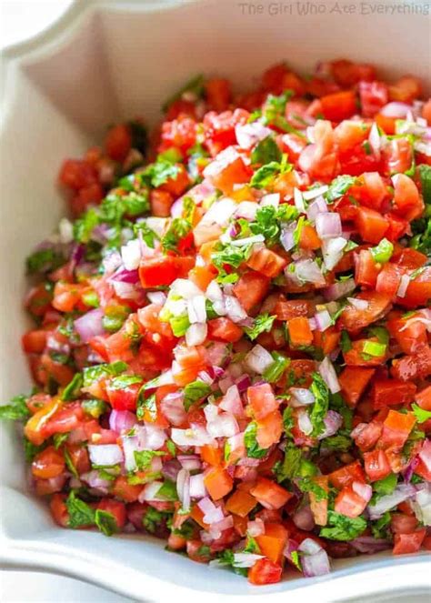 Authentic Pico De Gallo Fresh Salsa R Recipes