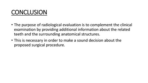 Radiographic Assessment Of Impacted Teeth Ppt