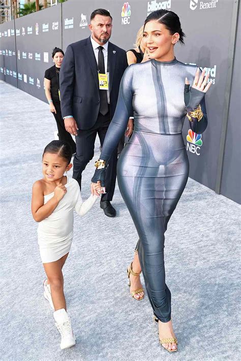 Kylie Jenner And Stormi Attend The 2022 BBMAs With Travis Scott