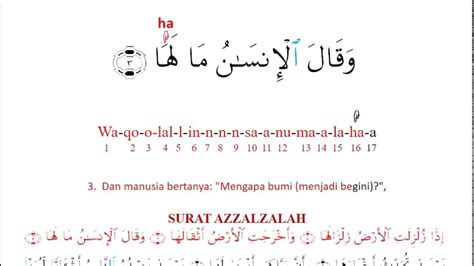 Surat Zalzalah