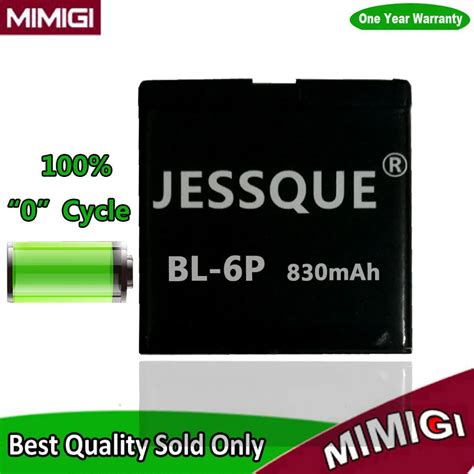 Genuine 830mAh BL 6P Battery For Nokia 6500C 6500 classic 7900 Prism ...