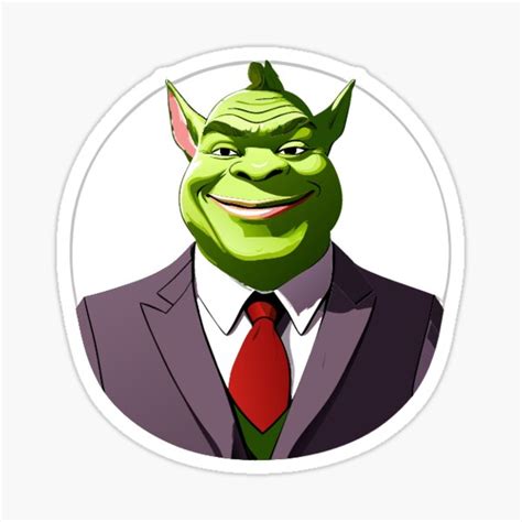 Sexy Shrek Sticker For Sale By Machetastyle Redbubble