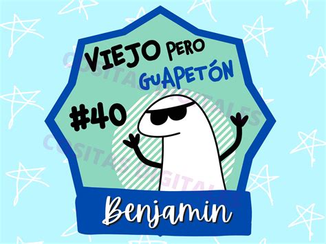 Viejo Pero Guapeton Flork Printable Cake Topper Deformito Meme Etsy