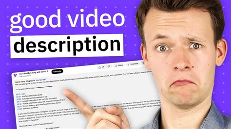 How To Write A YouTube Description Tips And Examples YouTube