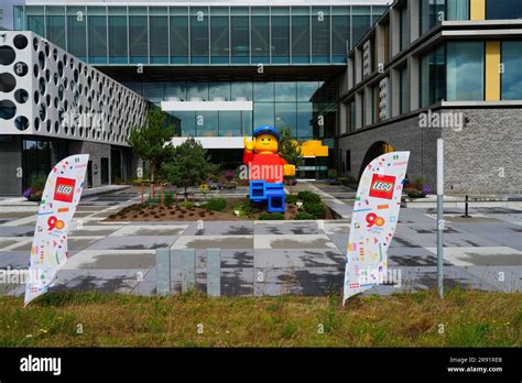 BILLUND, DENMARK –21 AUG 2022- View of the Lego Campus, headquarters of ...