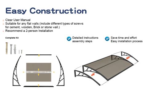 Amazon Awning For Door Entrance 32x48 Inches Window Awnings For