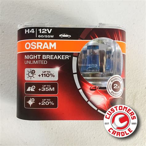 Osram Night Breaker Unlimited H4 12v 6055w Shopee Philippines