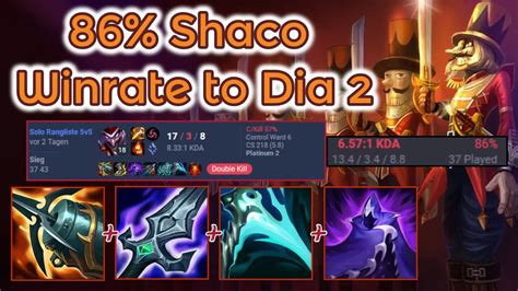 Journey To Rank 1 Shaco S13 Dia Ranked League Of Legends Full Gameplay Infernal Shaco