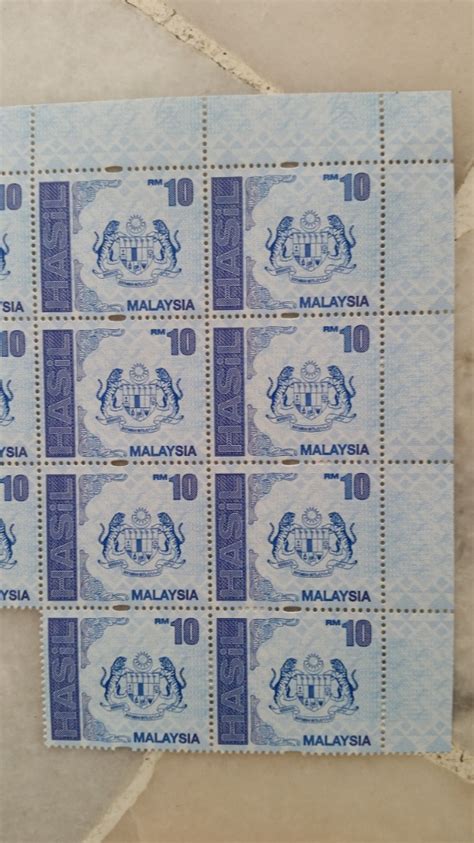 Stamp Lhdn Hasil Stamping Stamp Duty Setem Duti Pos Malaysia Hobbies