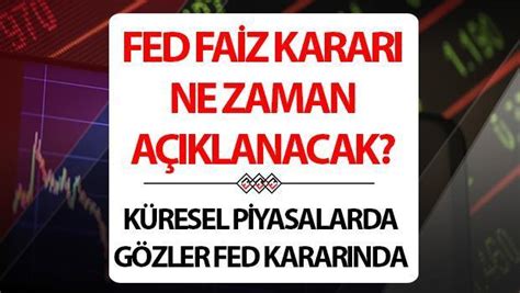 FED toplantı tarihi kasım 2024 ABD Merkez Bankası FED faiz kararı