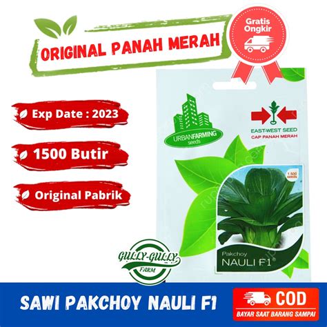 Jual Benih SAWI PAKCOY NAULI F1 1500 Seeds Cap Panah Merah