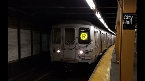 Mta Nyc Subway On Board R R Train From Canal Street To Th Street